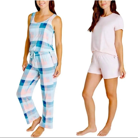 Eddie Bauer Ladies 4-Piece Pajama Set - Picture 1 of 5